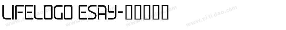 LIFELOGO ESAY字体转换